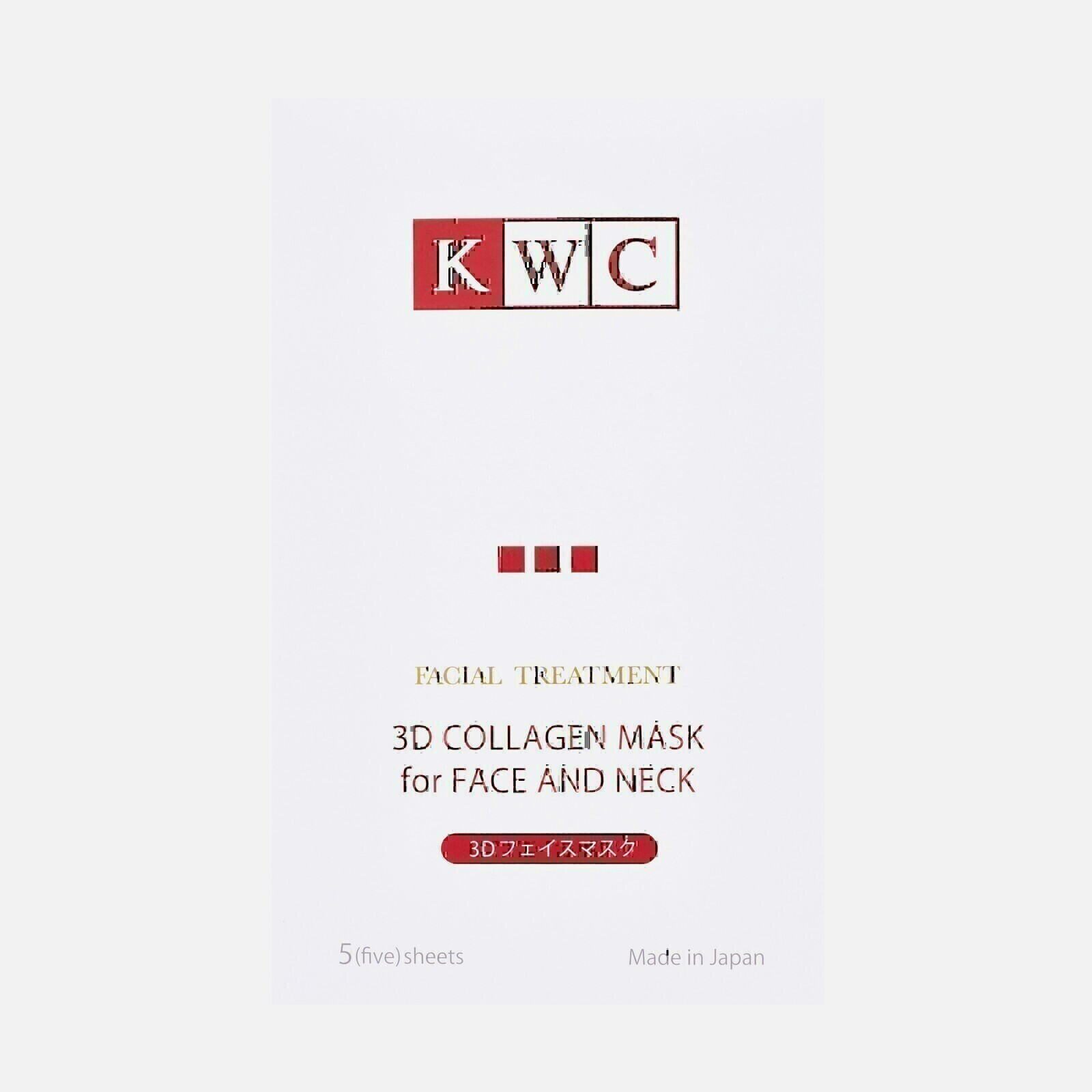 KWC 3D Коллагеновая маска для лица и шеи