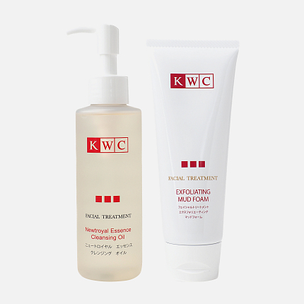 KWC Двойное очищение №2: очищающее масло + грязевая пена-скраб