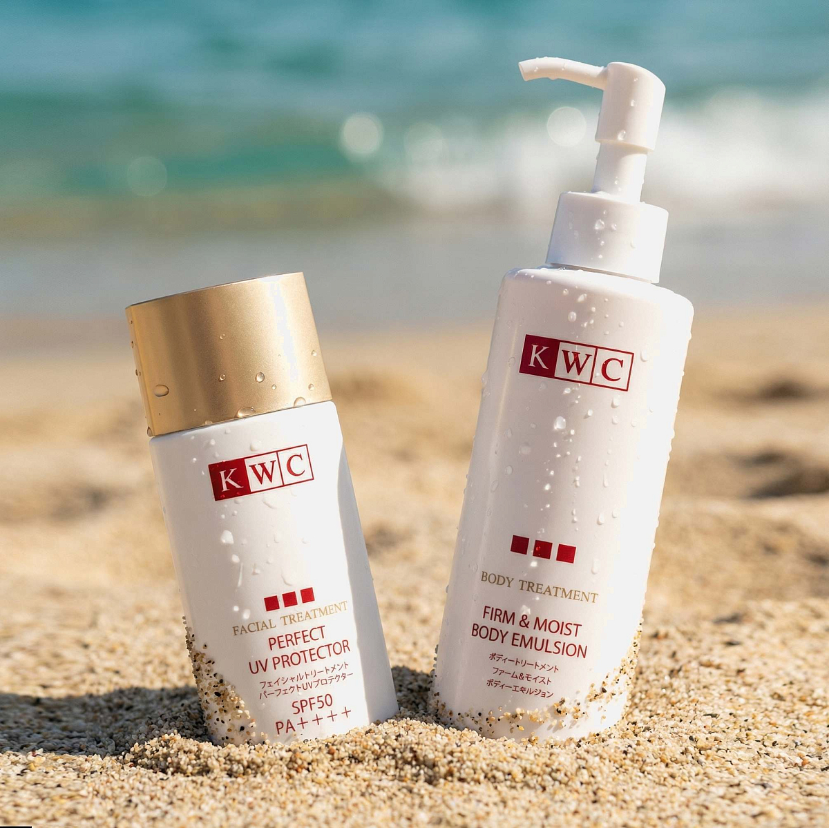 KWC Набор "СПФ-дуэт": солнцезащитный крем SPF50 (2 шт) + эмульсия для тела